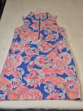 Lilly Pulitzer Sleeveless Mini Dress in Blue & Pink Floral
